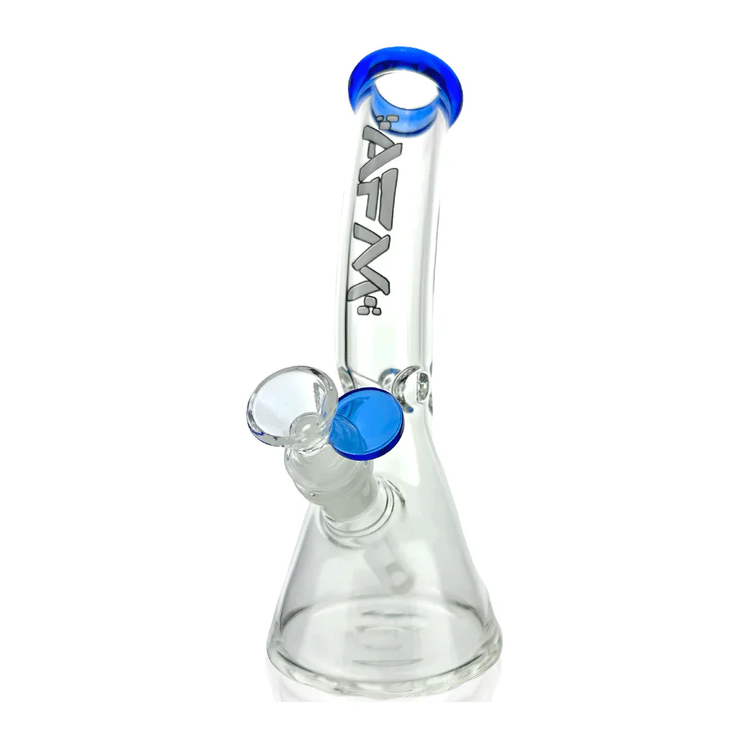 AFM Glass 8.5" Bent Beaker Glass Water Pipe - Image 7