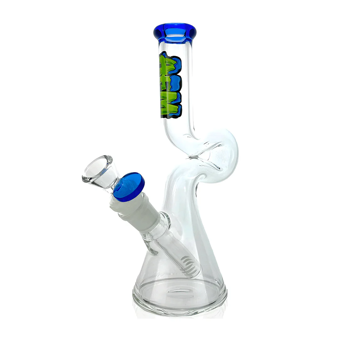 AFM Glass 9" Mini Hunchback Glass Water Pipe - Image 5