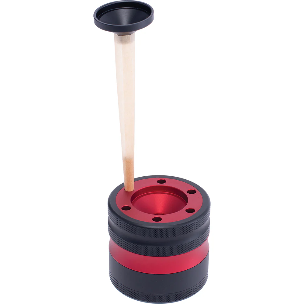 Aluminium Grinder w/ Cone Holder & Funnel - Image 3