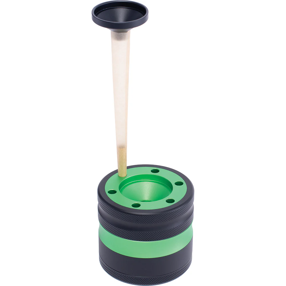 Aluminium Grinder w/ Cone Holder & Funnel - Image 9
