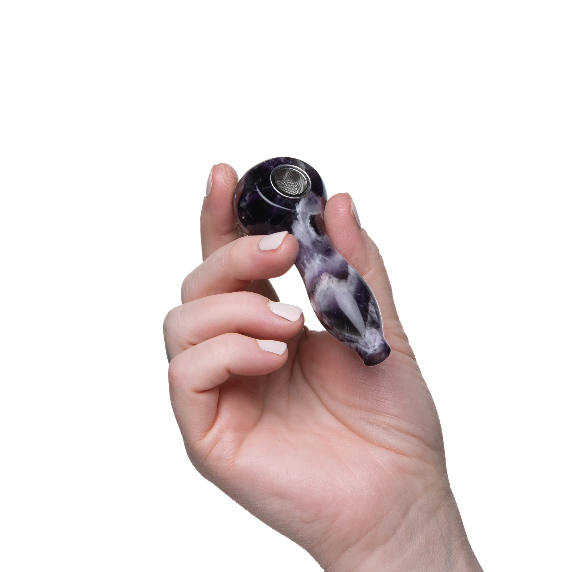 Amethyst Gemstone Spoon Pipe - Image 6