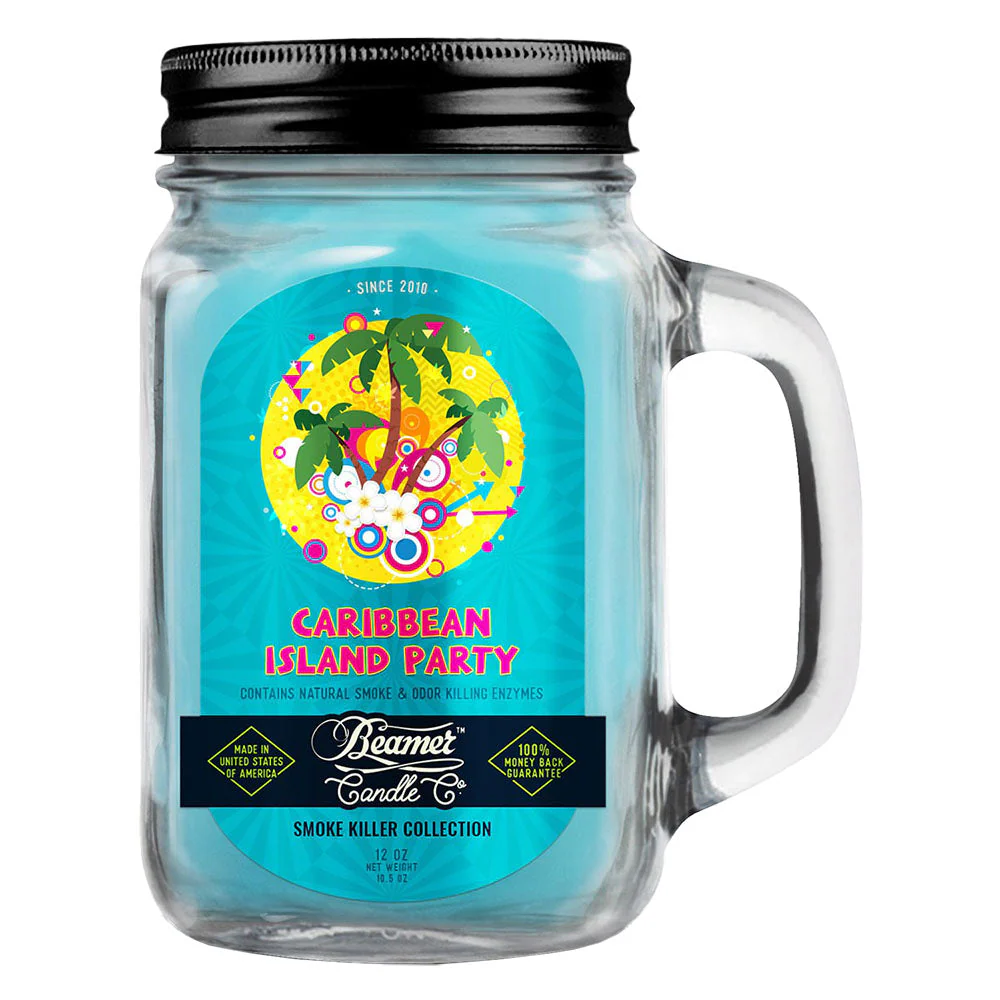Beamer Candle Co. Mason Jar Candle | Caribbean Island Party - Image 2