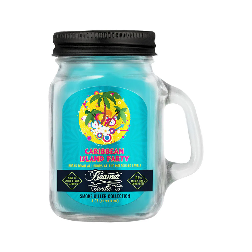 Beamer Candle Co. Mason Jar Candle | Caribbean Island Party - Image 4
