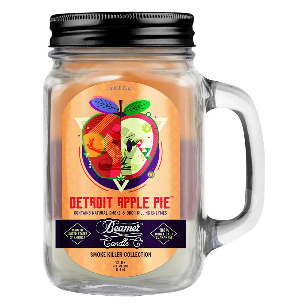 Beamer Candle Co. Mason Jar Candle | Detroit Apple Pie - Image 2