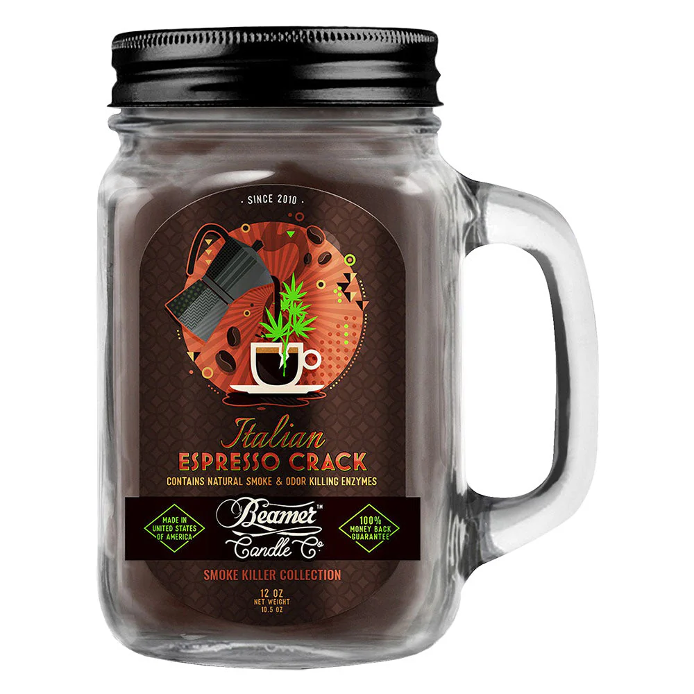 Beamer Candle Co. Mason Jar Candle | Italian Espresso Crack - Image 3