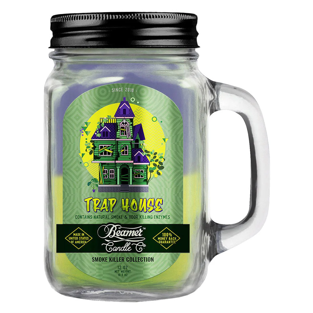 Beamer Candle Co. Mason Jar Candle | Trap House - Image 2