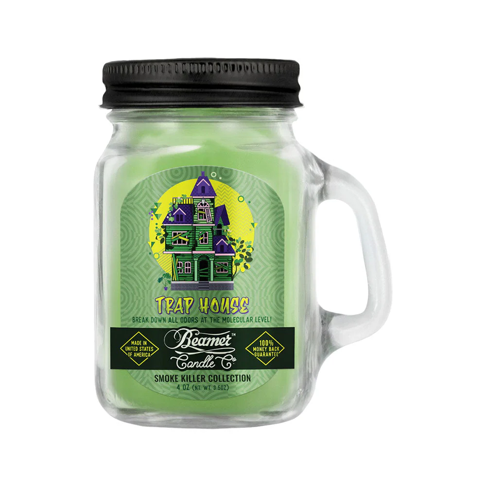 Beamer Candle Co. Mason Jar Candle | Trap House - Image 4