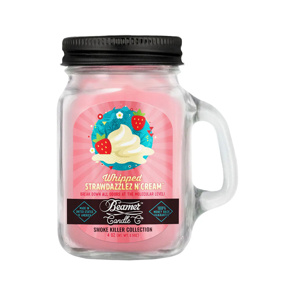 Beamer Candle Co. Mason Jar Candle | Whipped Strawdazzlez N' Cream - Image 2