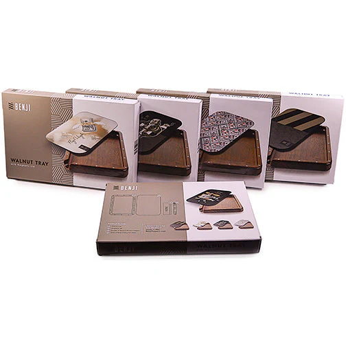 Benji - Walnut Tray w/ Magnetic Lid Kit - Fly High - Image 4