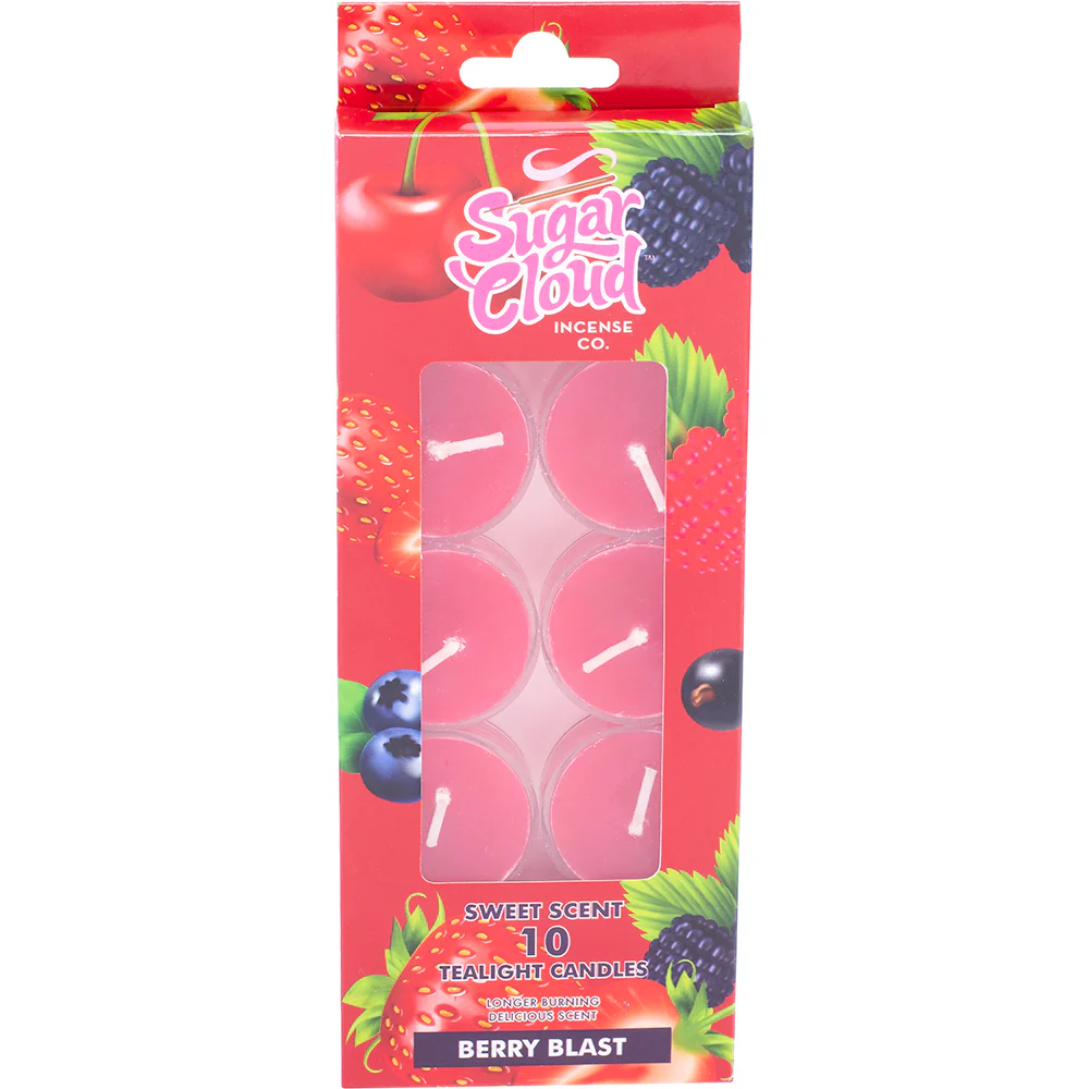 Berry Blast Sugar Cloud Candle Set (10 count)