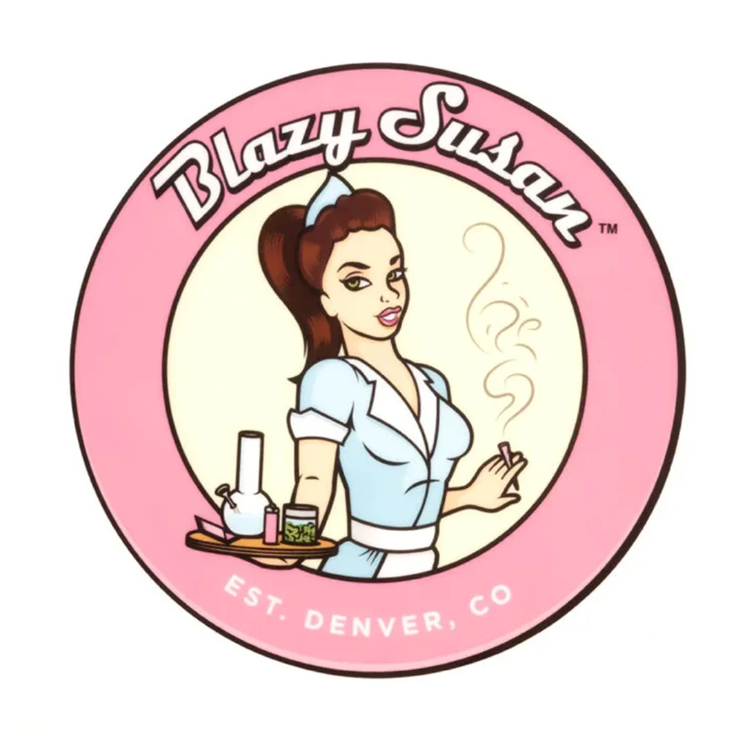 Blazy Susan 8"  Dab Pads (Various Designs)