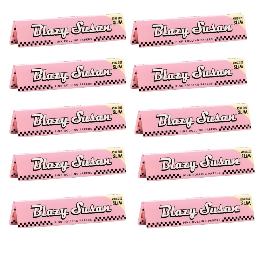 Blazy Susan Pink Rolling Papers (1 1/4" Size) - Image 6
