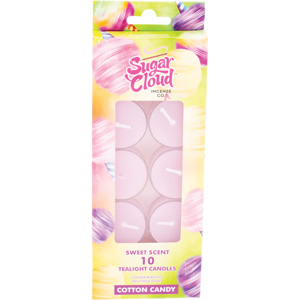 Cotton Candy Sugar Cloud Candle Set (10 count)