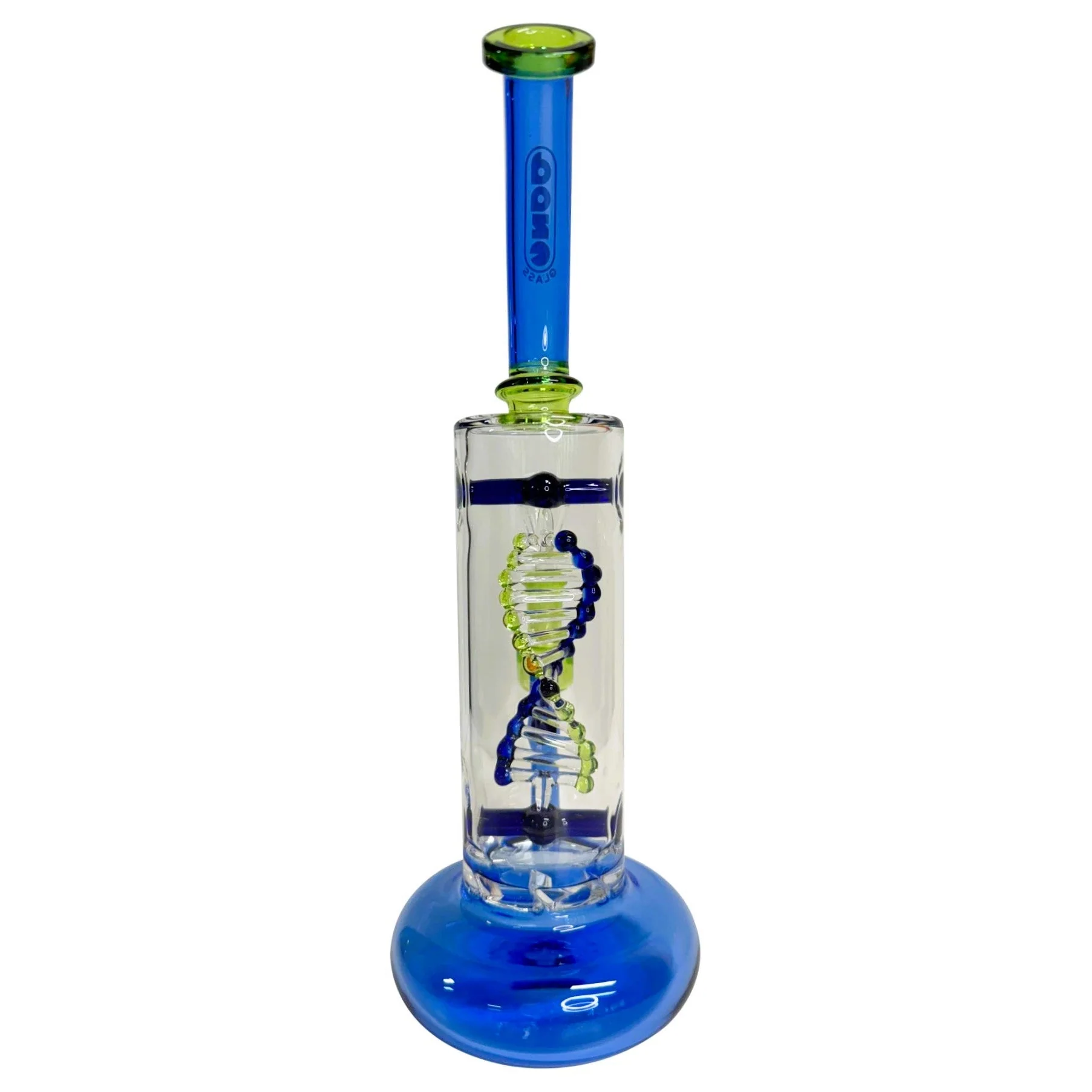 Spinning DNA & Turbine Perc Glass Water Pipe - Image 3