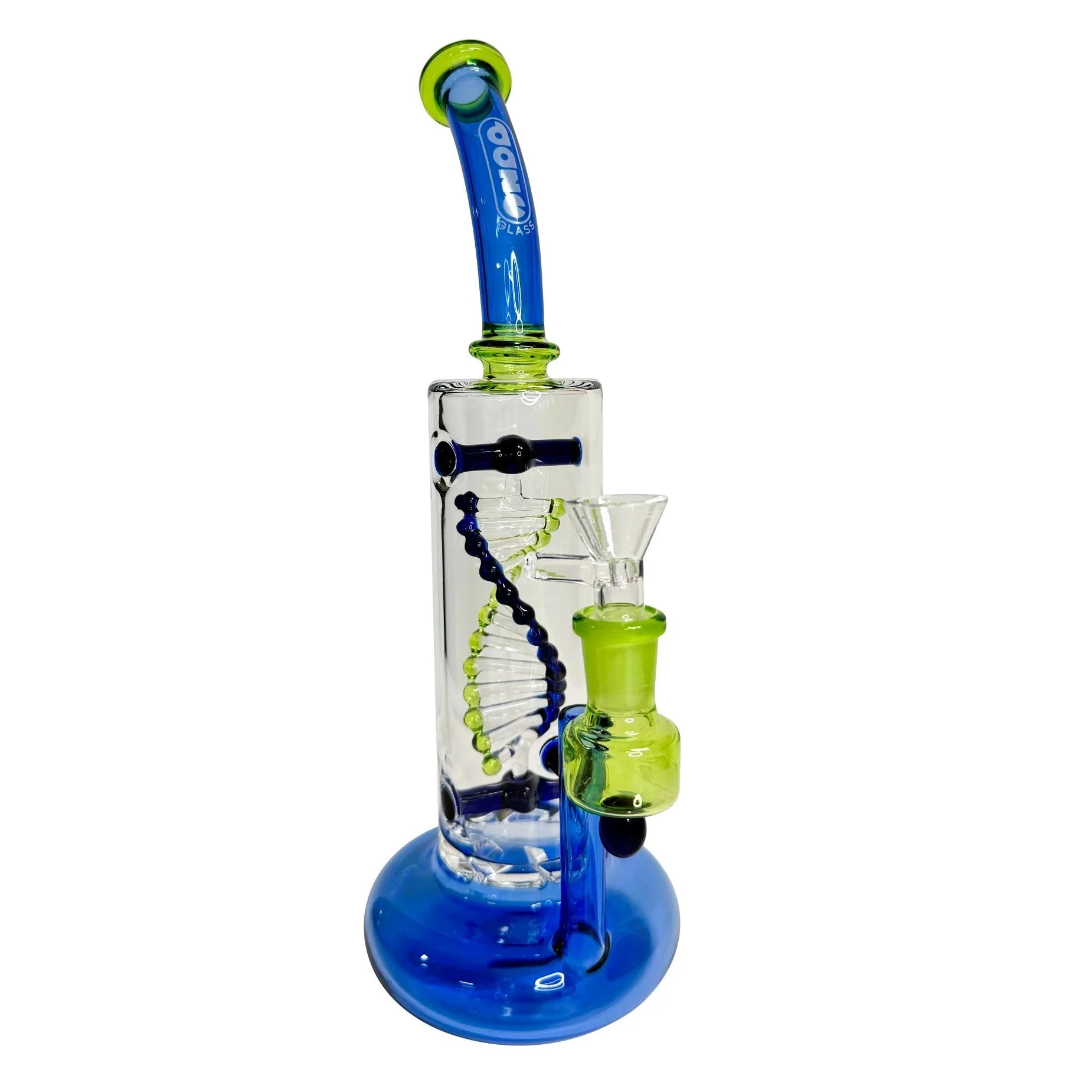 Spinning DNA & Turbine Perc Glass Water Pipe - Image 4