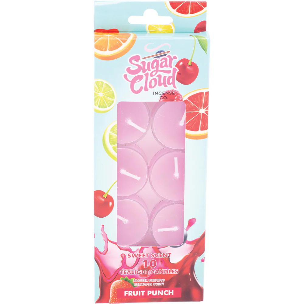 Fruit Punch Sugar Cloud Candle Set (10 count)