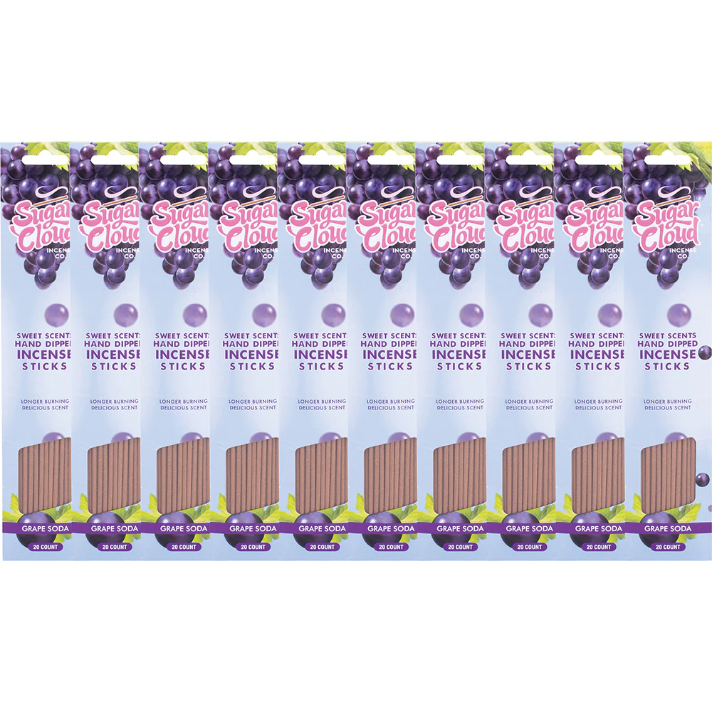Grape Soda Sugar Cloud Incense (200 sticks) - Image 2