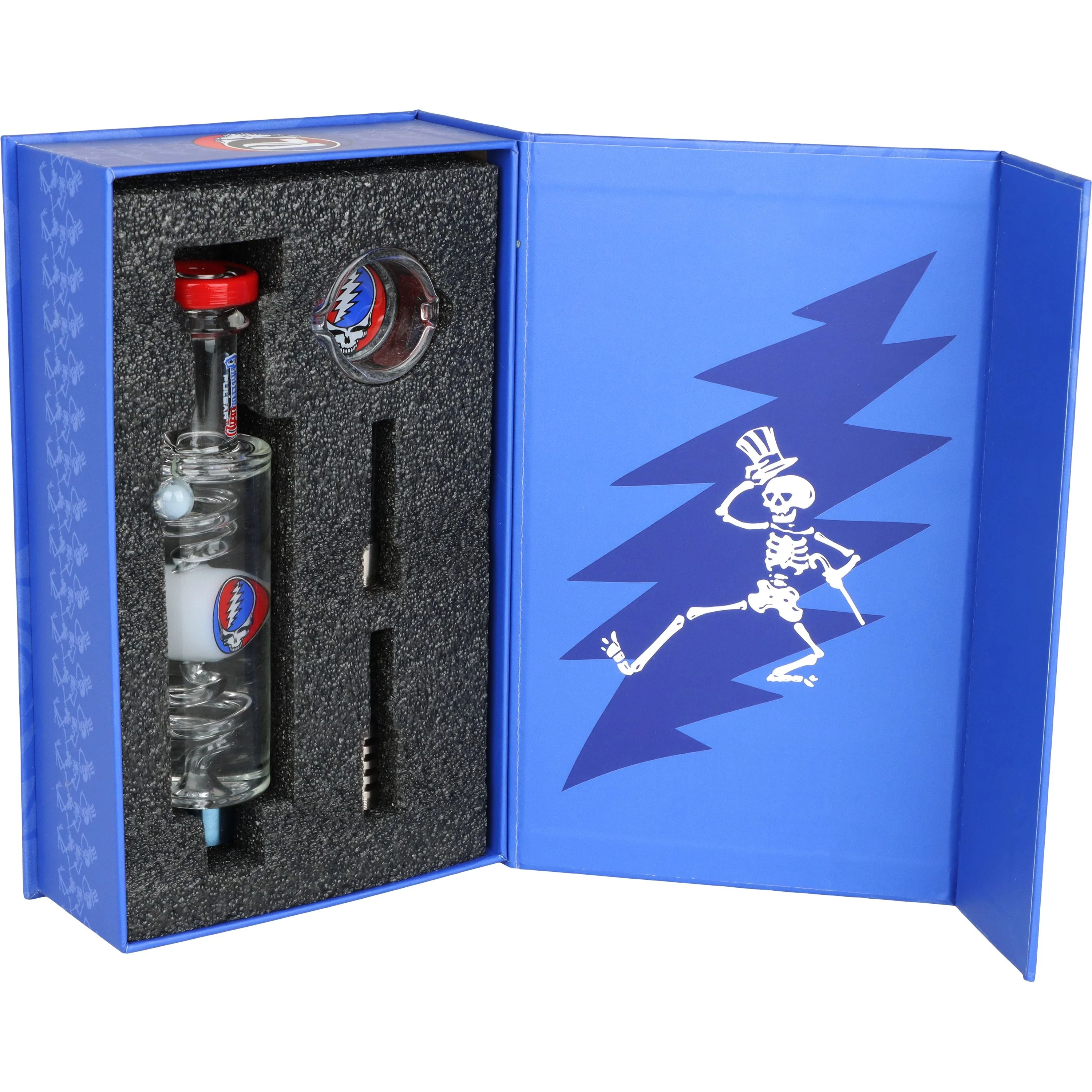 Grateful Dead x Pulsar Steal Your Face Glycerin Glass Dab Straw - Image 5