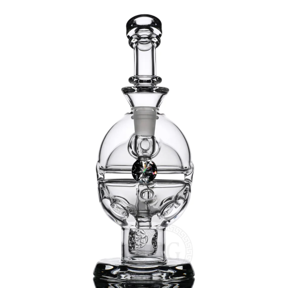 Greek Glass Faceted Fab Egg Rig - Image 2