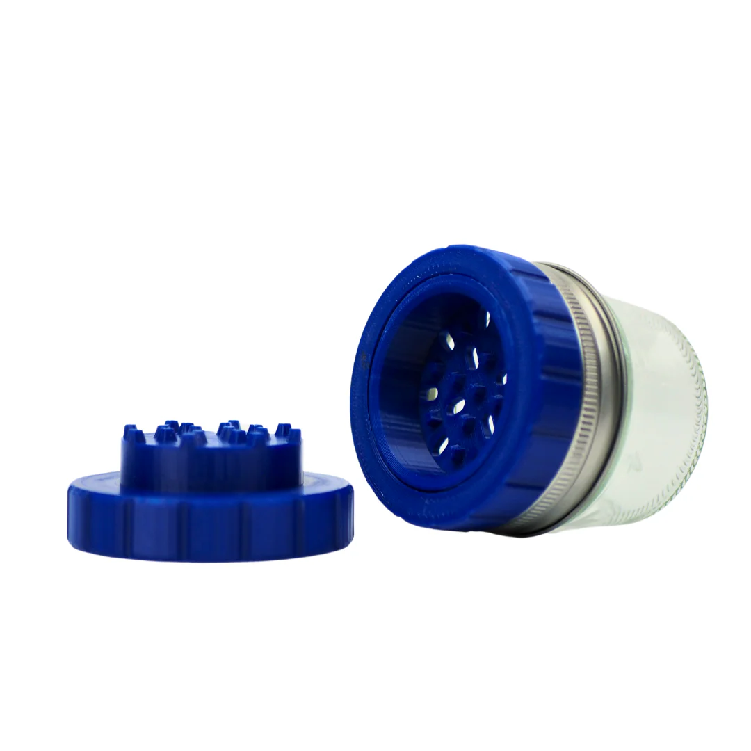 Grinder with Attachable Mason Jar