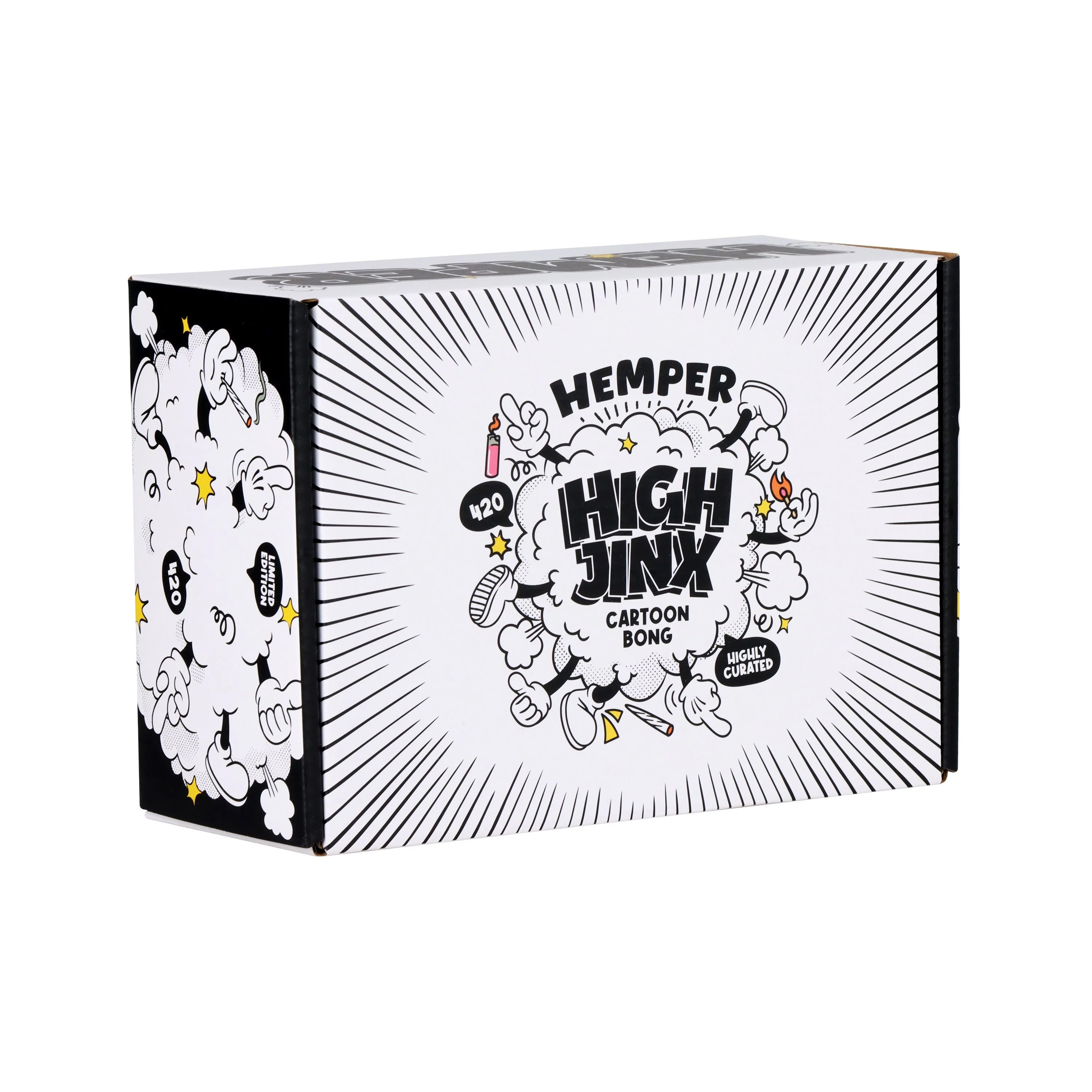 Hemper High Jinx Cartoon Glass Water Pipe | 14mm F - Image 8