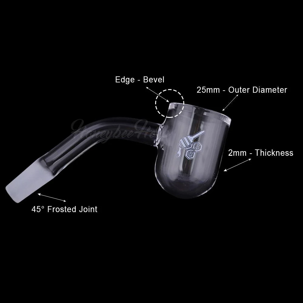 HONEY BEVEL BOWL QUARTZ BANGER - 45° DEGREE | YL - Image 5