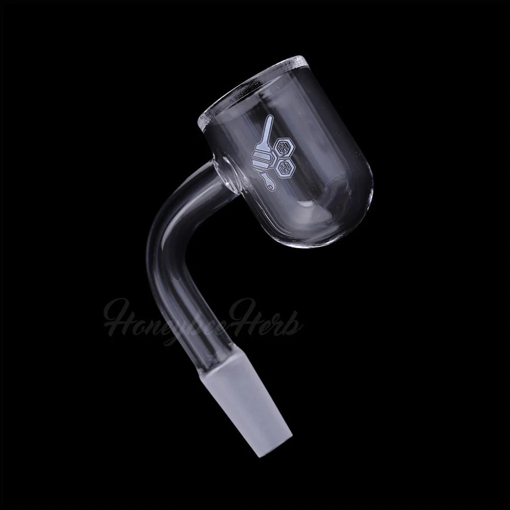 HONEY BEVEL BOWL QUARTZ BANGER - 90° DEGREE | YL - Image 3