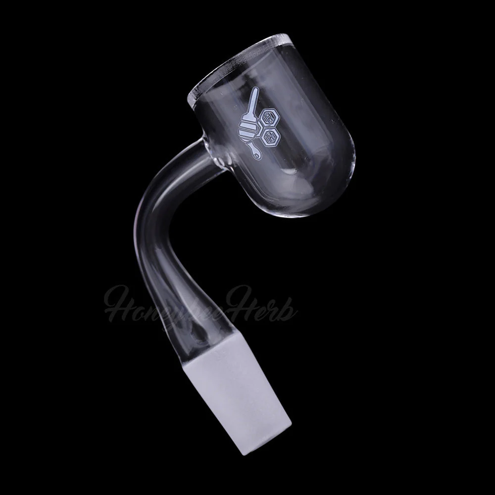 HONEY BEVEL BOWL QUARTZ BANGER - 90° DEGREE | YL - Image 4