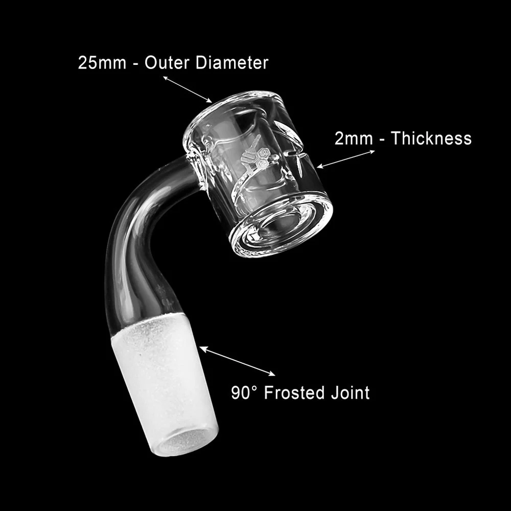 HONEY CHAMBER QUARTZ BANGER - 90° DEGREE | YL - Image 6