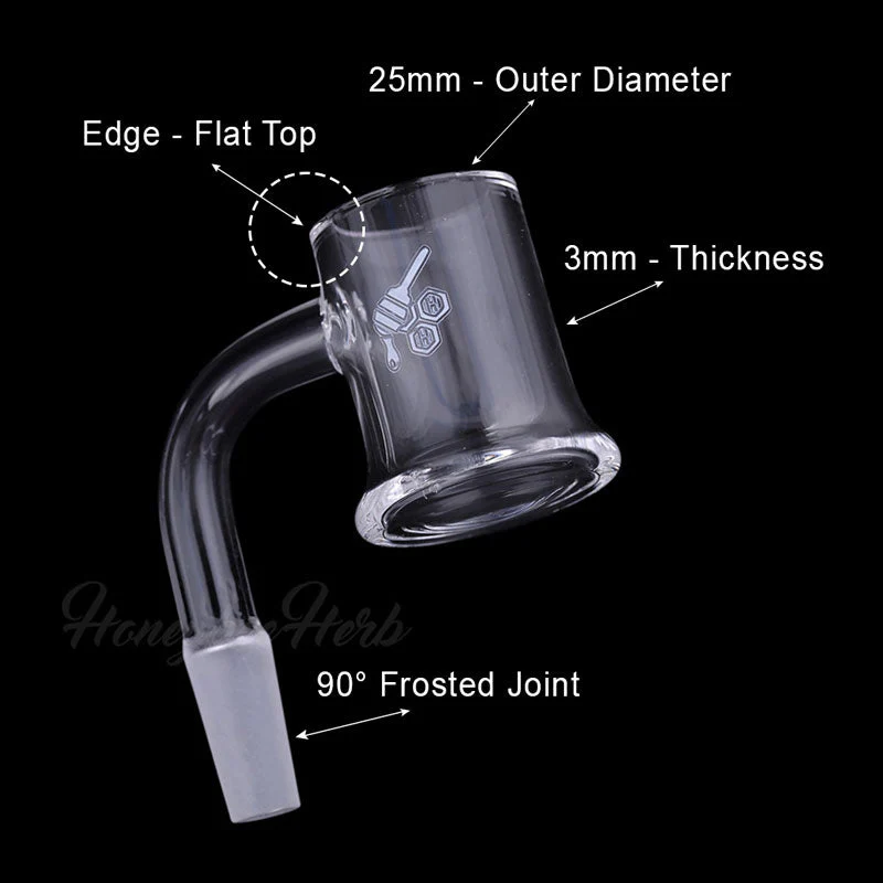 HONEY MUG QUARTZ BANGER - 90° DEGREE | YL - Image 6