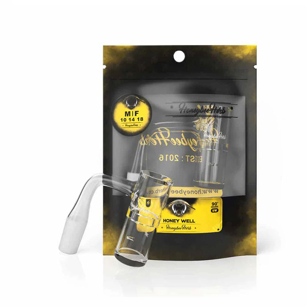 HONEY WELL QUARTZ BANGER - 90° DEGREE | BL - Image 3