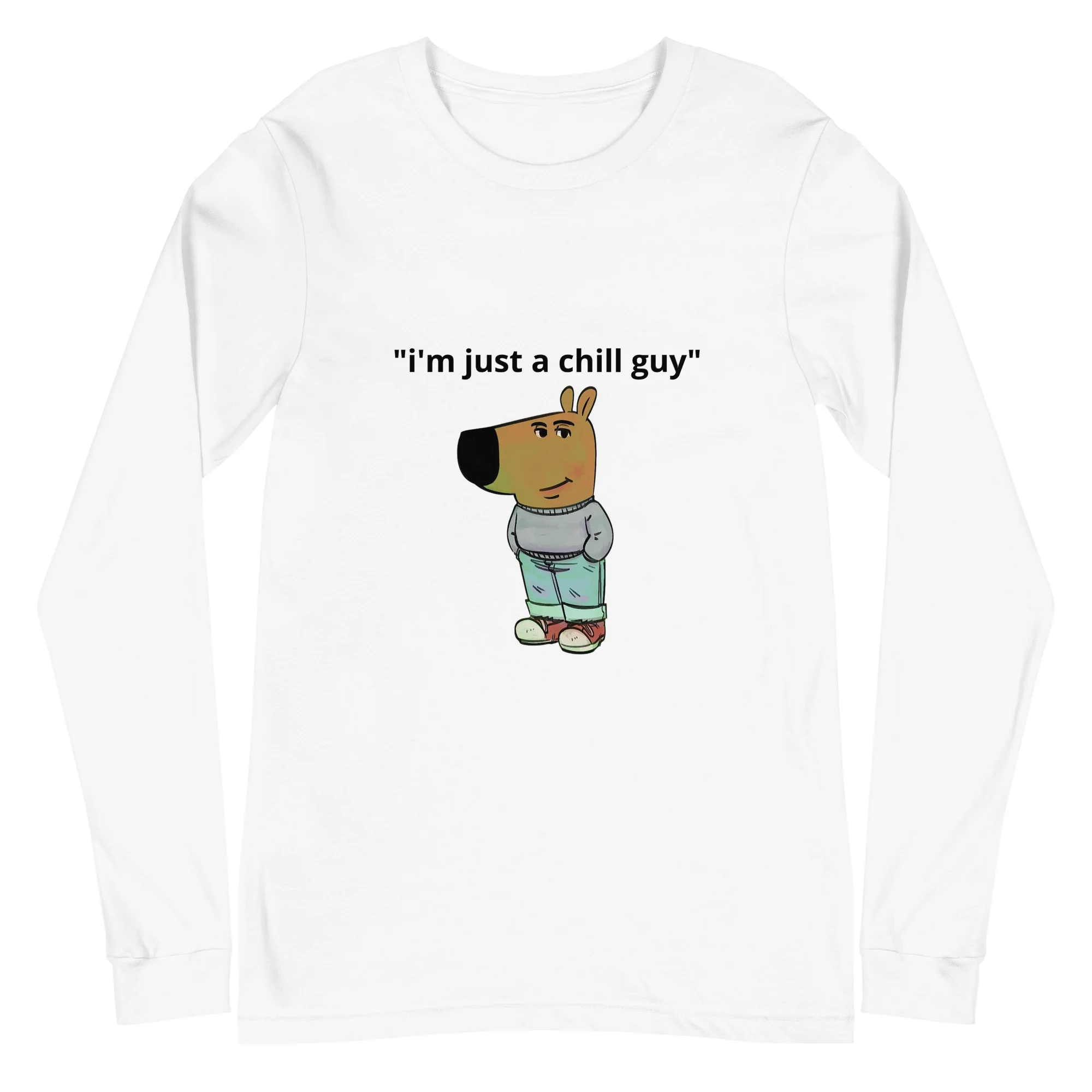 i'm just a chill guy long sleeve - Image 11