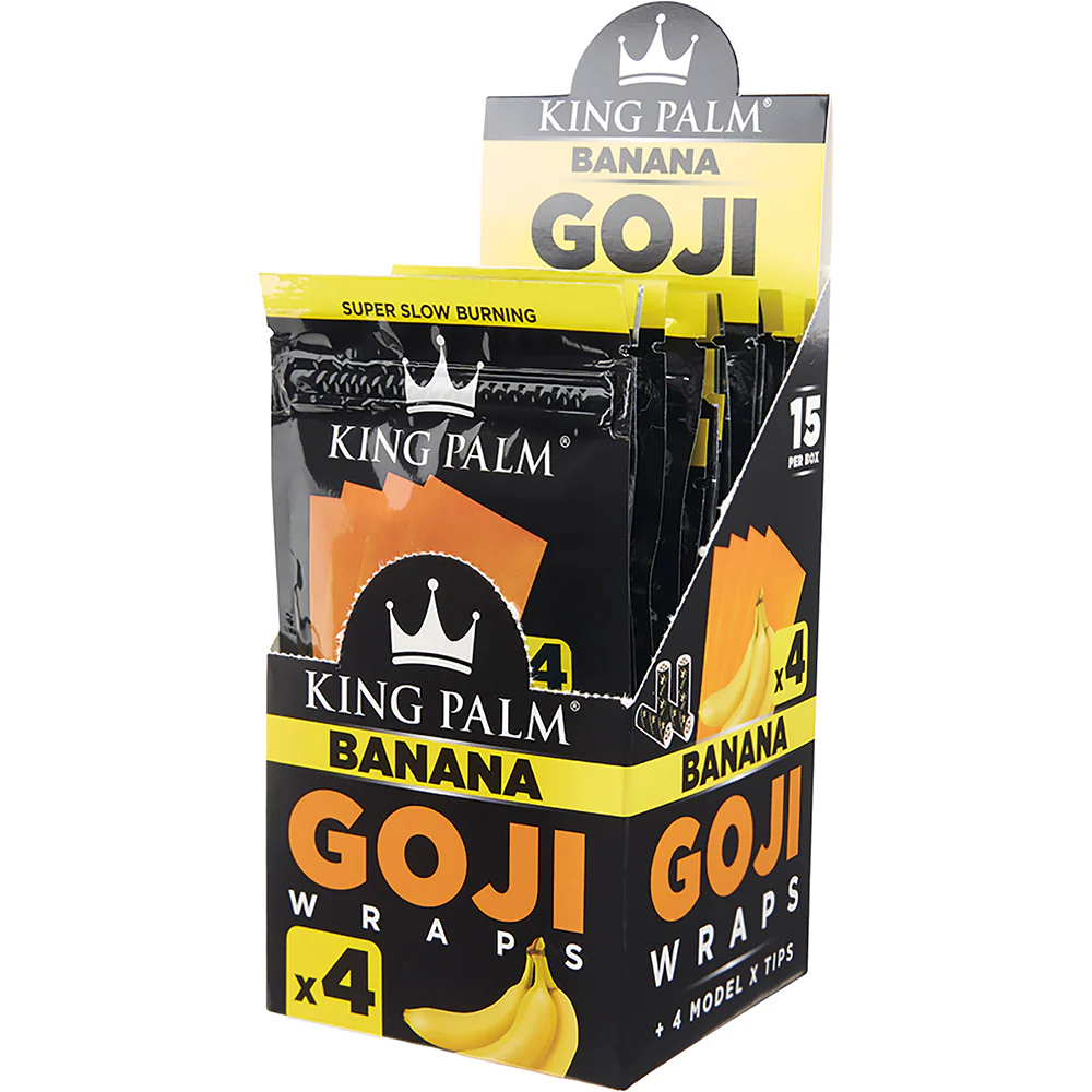 King Palm Goji Berry Wrap (Banana) (60 Wraps) - Image 2