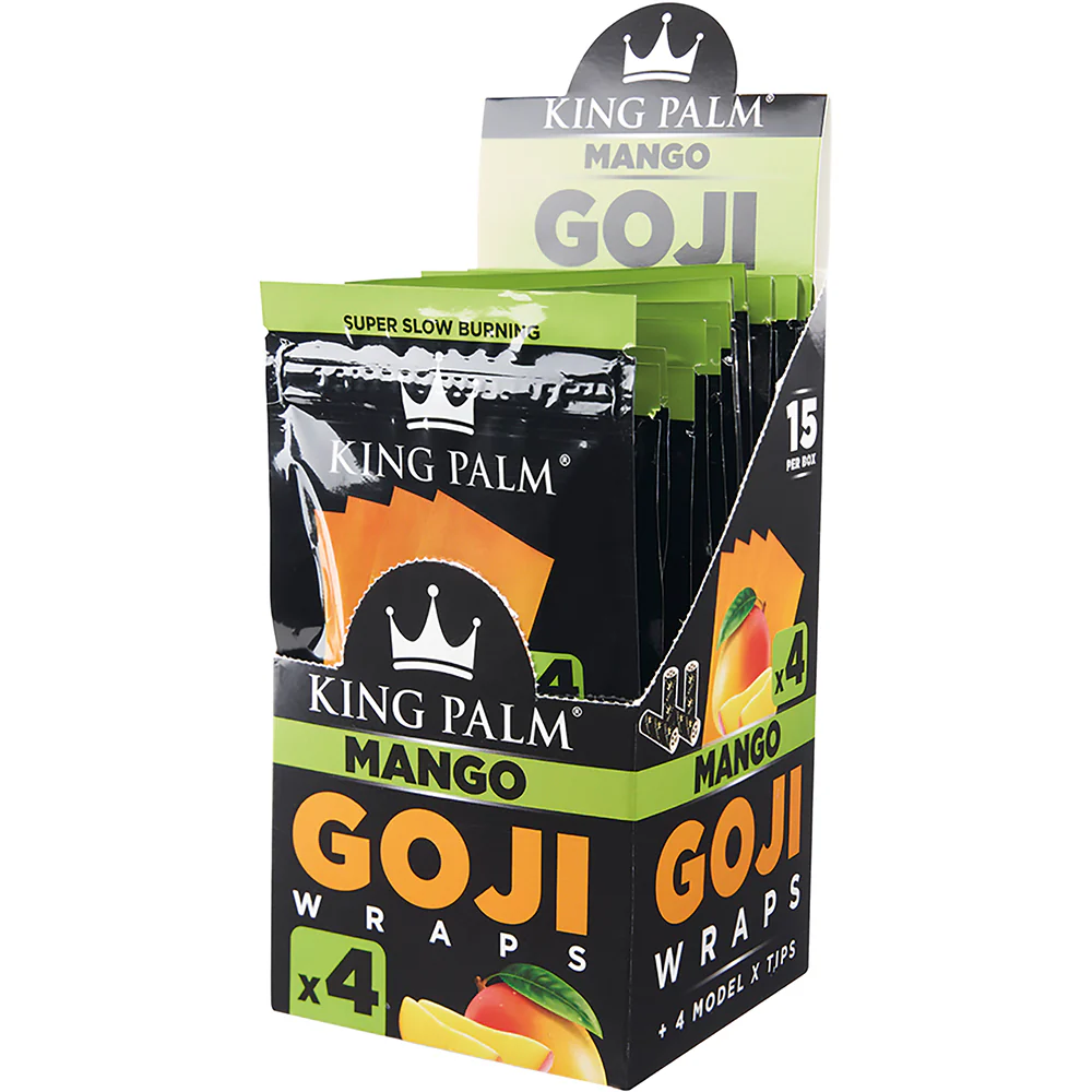 King Palm Goji Berry Wrap (Mango) (60 Wraps) - Image 2