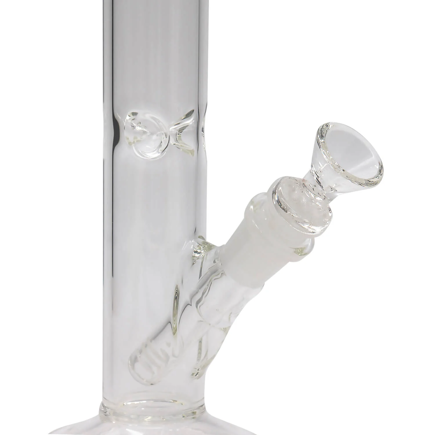 LA Pipes 12" Clear Straight Shot Bong - Image 9