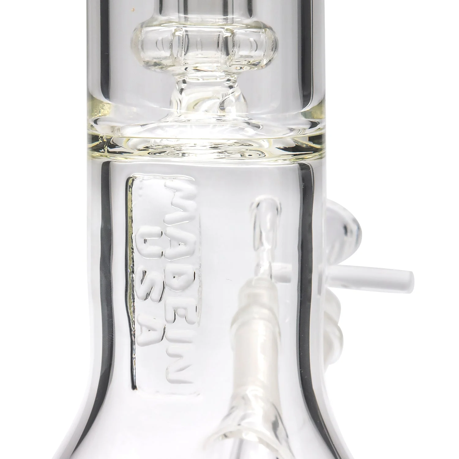 LA Pipes Thick Glass Beaker Showerhead Perc Bong - Image 12
