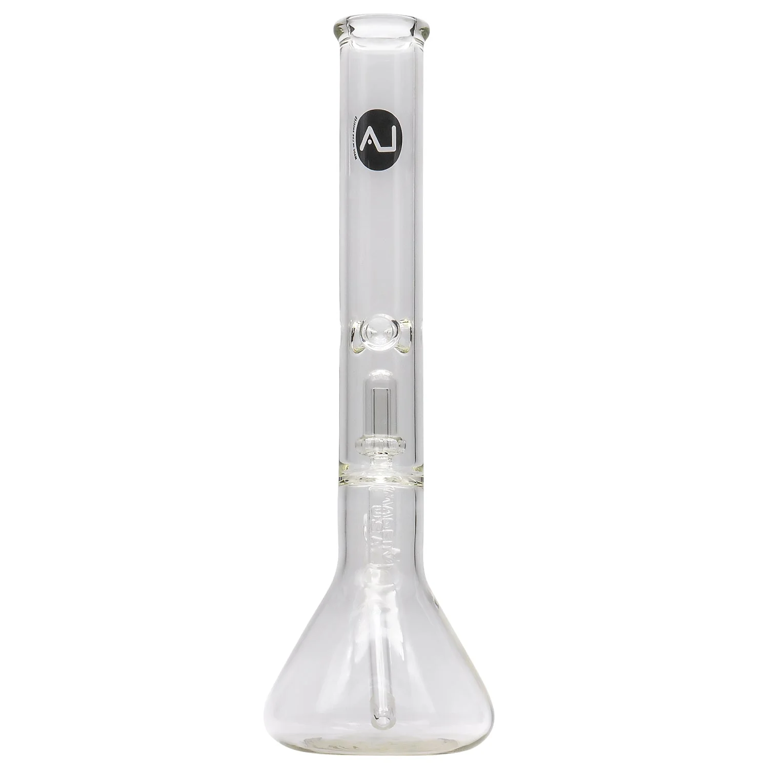 LA Pipes Thick Glass Beaker Showerhead Perc Bong - Image 5