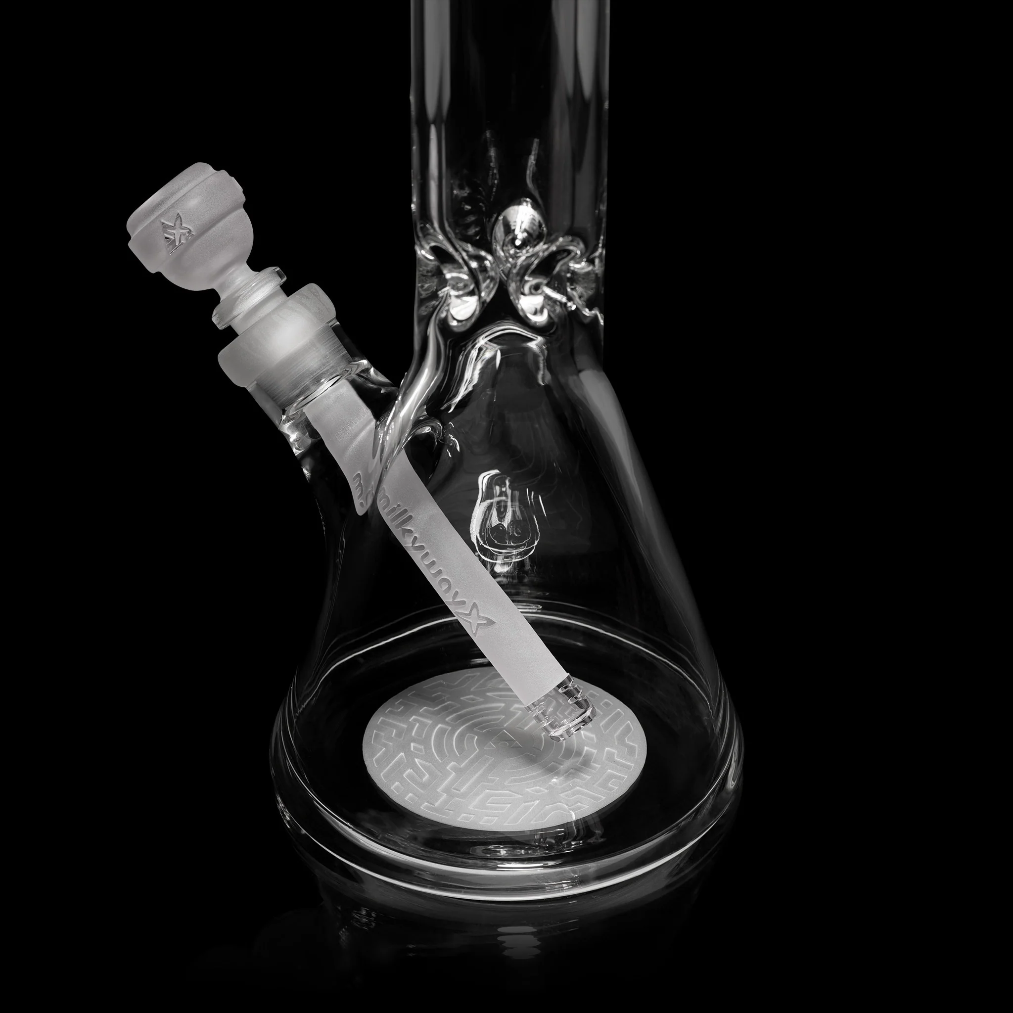 Milky Way Glass Bio-Mark Code 18″ Beaker Bong (Clear) - Image 4