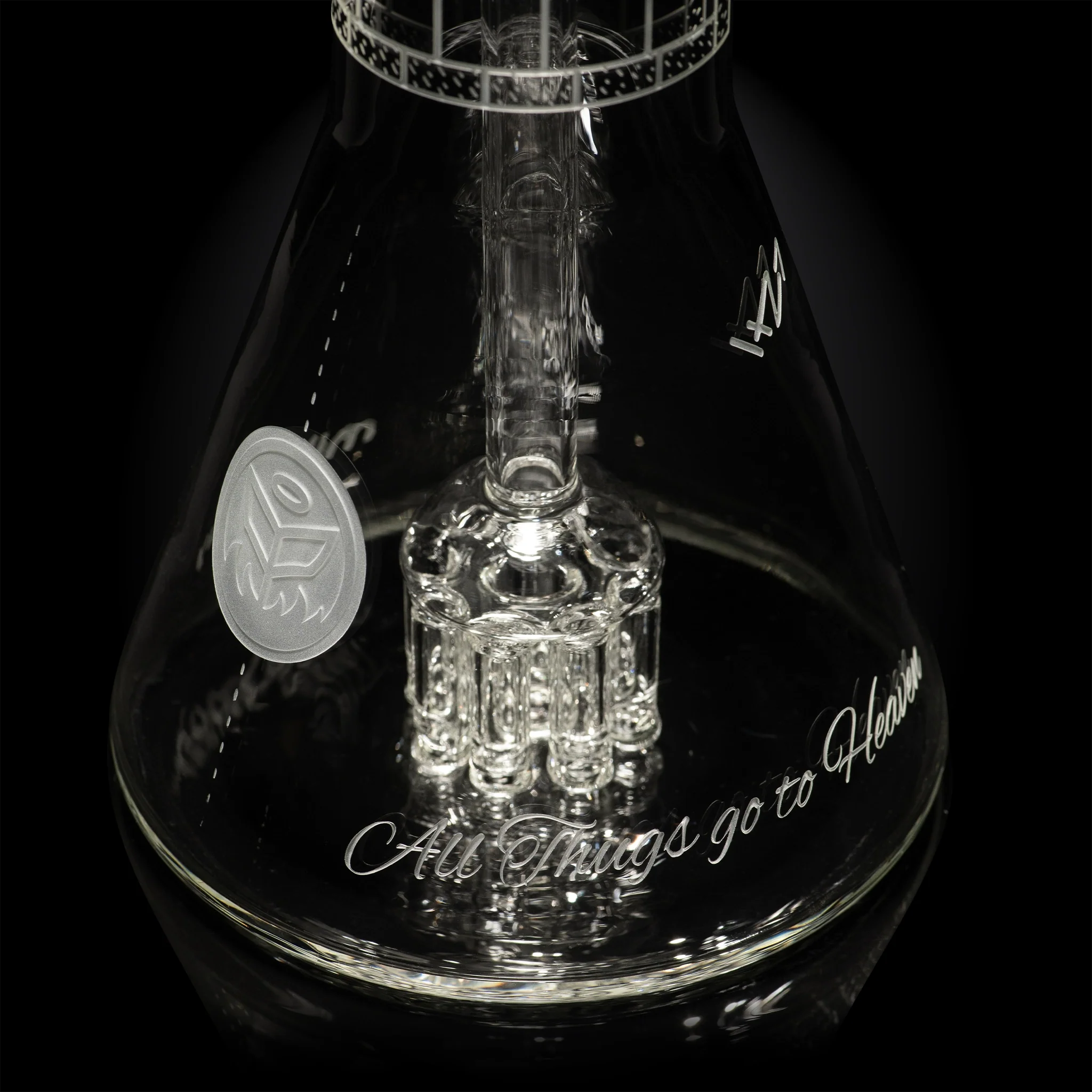 Milky Way Glass Thug Life 13" Dab Rig (Clear) - Image 4