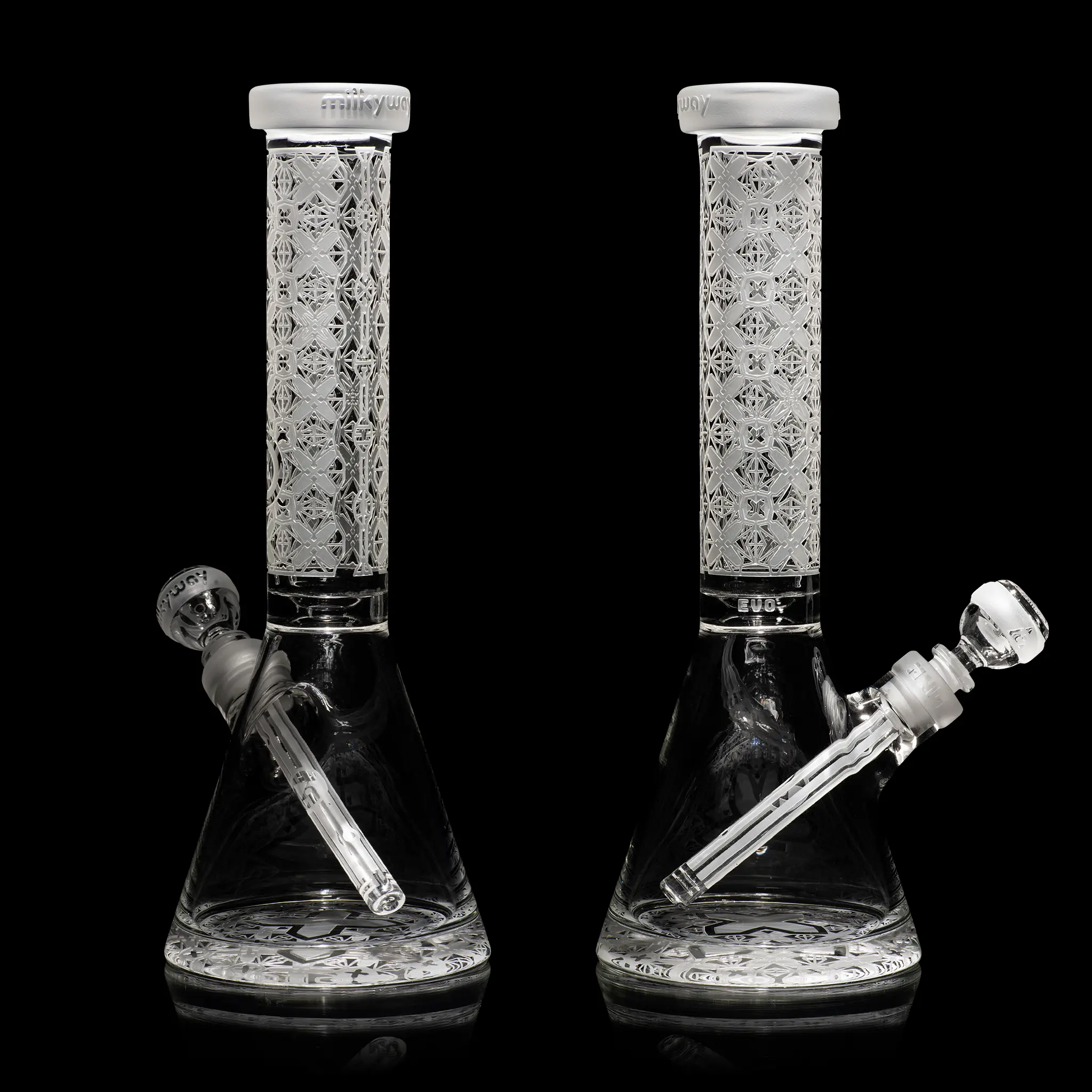 Milky Way Glass X-Morphic: EVO 14″ Beaker Bong (Clear) - Image 2