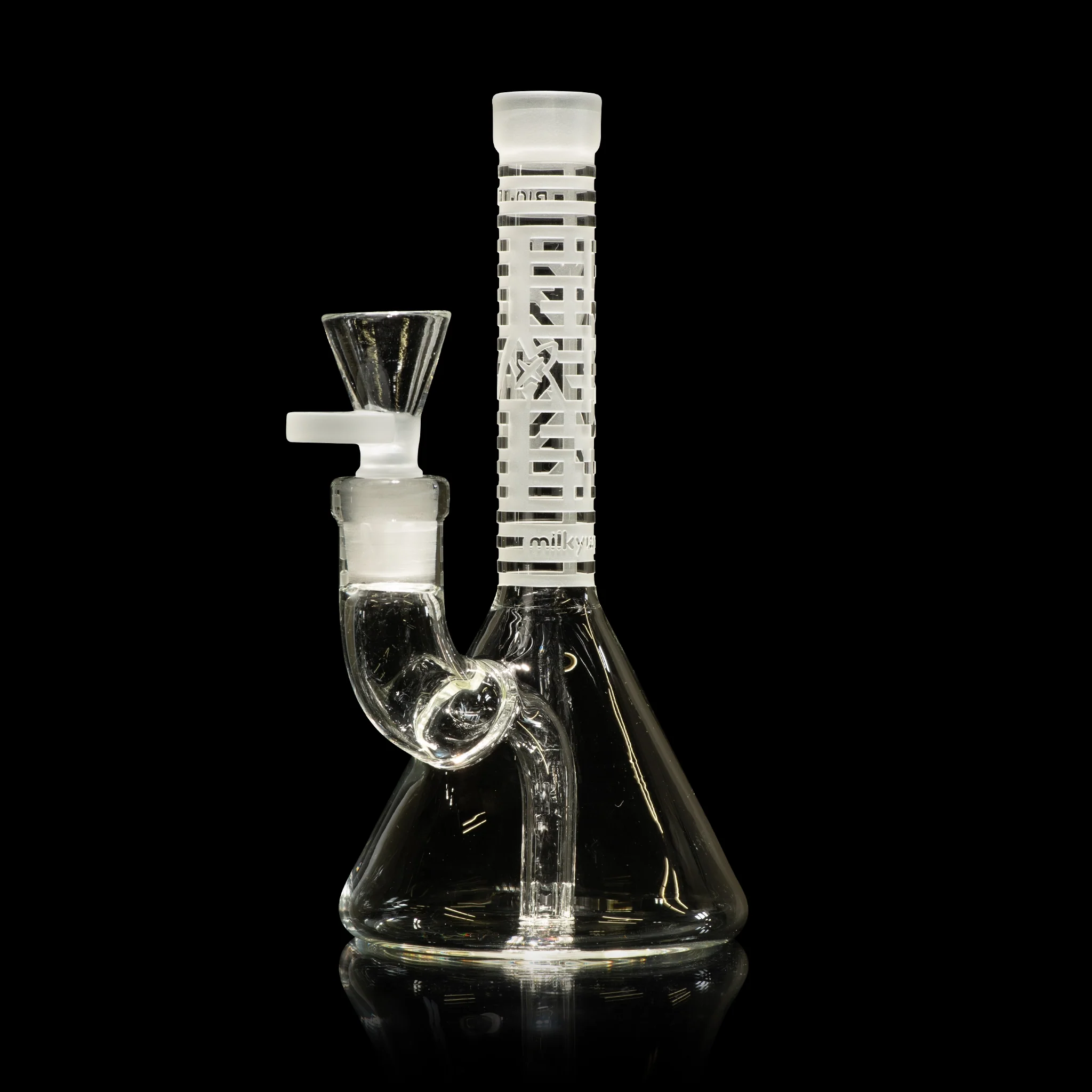 Milky Way X Bio-ID 7" Beaker Bong (Clear) - Image 3