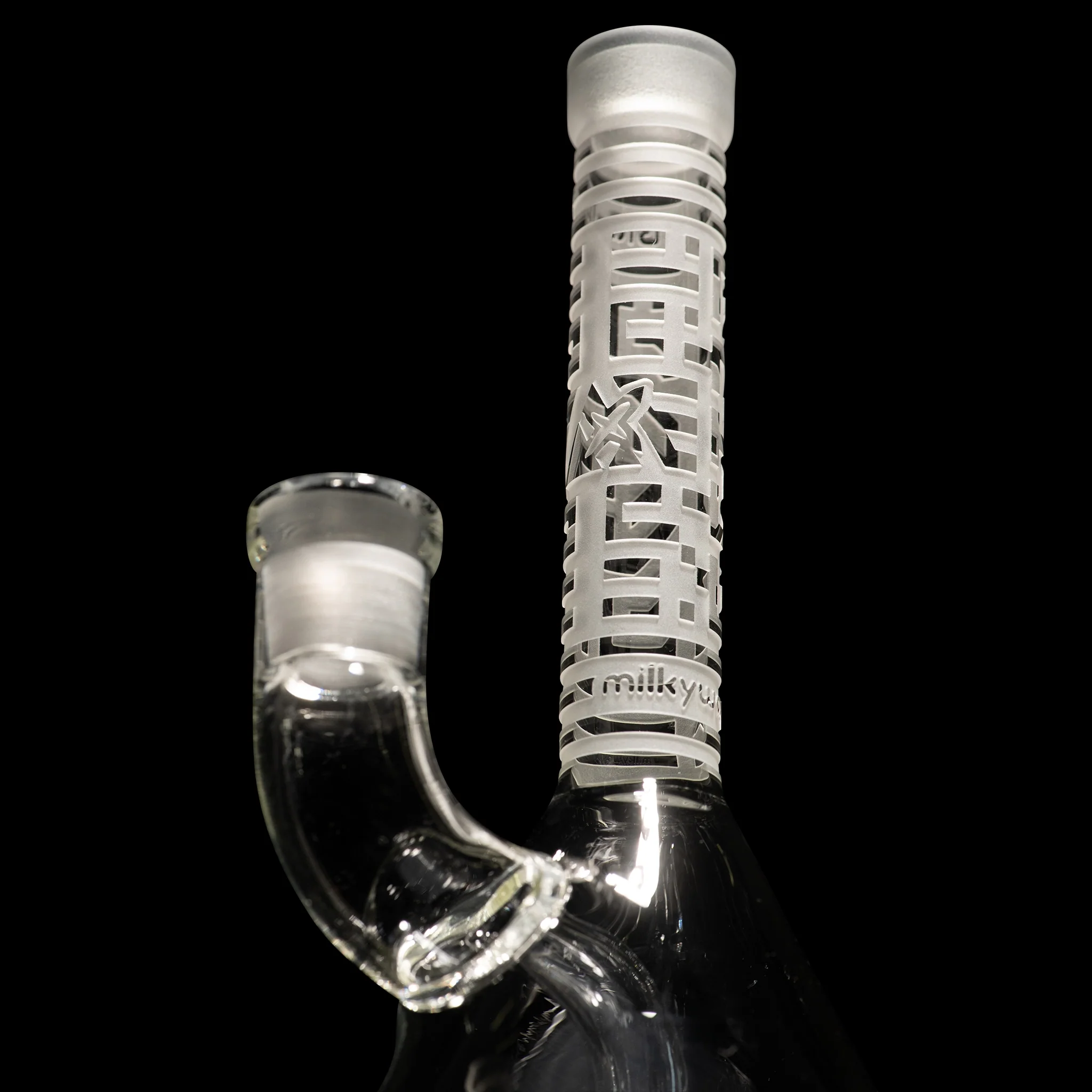 Milky Way X Bio-ID 7" Beaker Bong (Clear) - Image 5