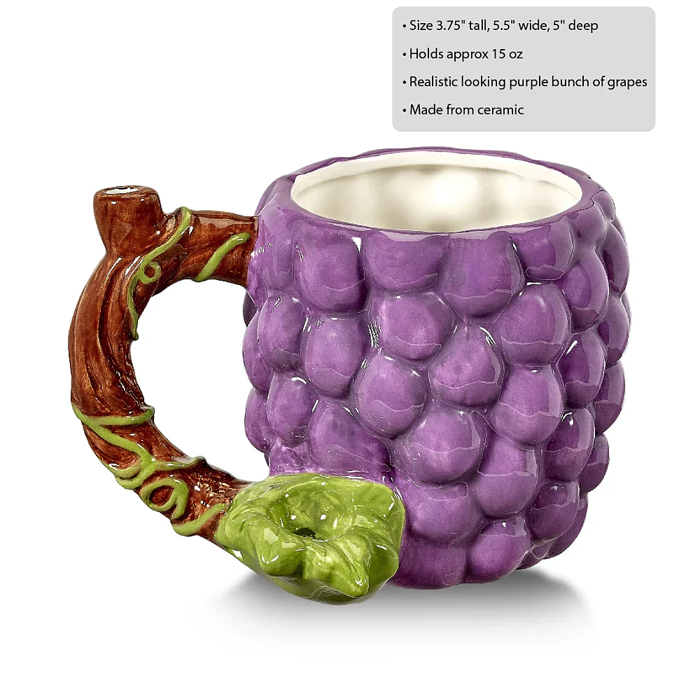Grapes Pipe Mug - Image 4
