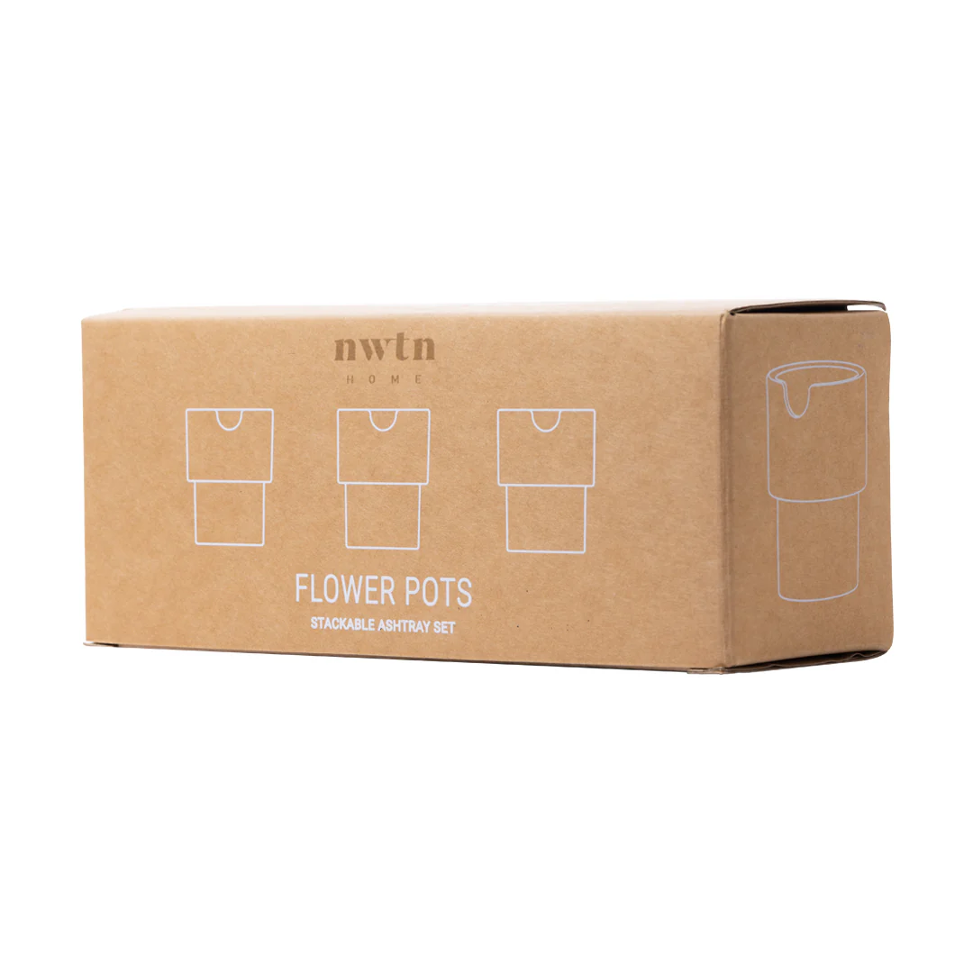 NWTN Home Flower Pots AshTray Set (Fog) - Image 2