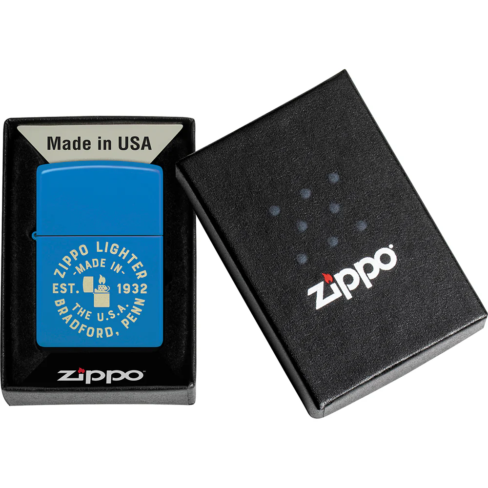 OG Blue Zippo Lighter - Image 2