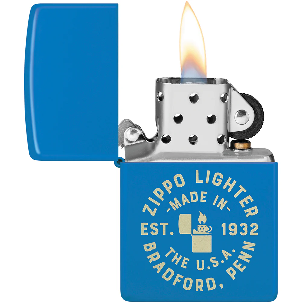 OG Blue Zippo Lighter - Image 4