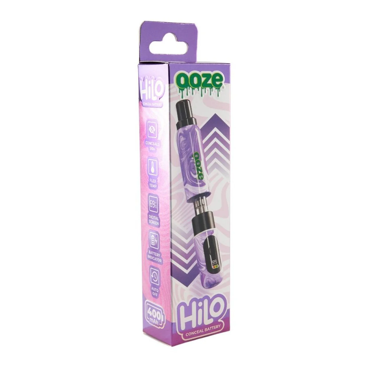 Ooze Hivo Conceal 510 Battery (Purple) - Image 8