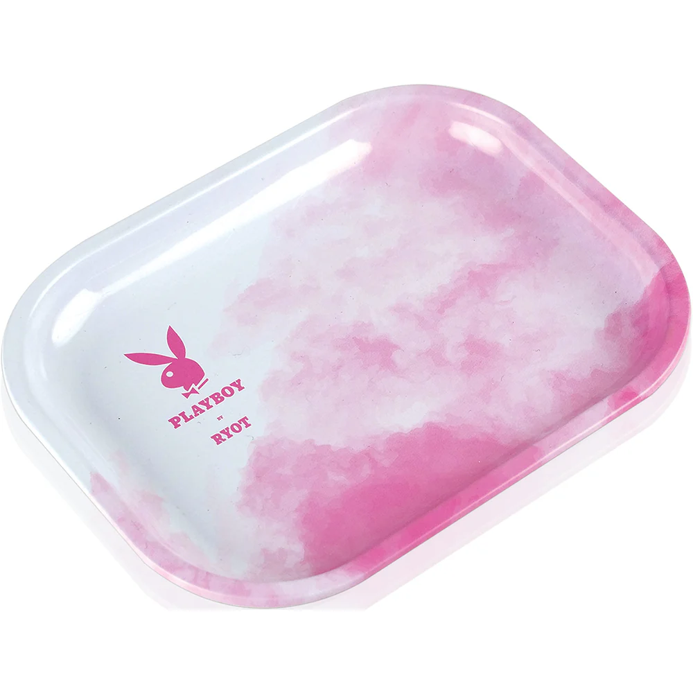 Playboy x Ryot Small Pink Rolling Tray - Image 2