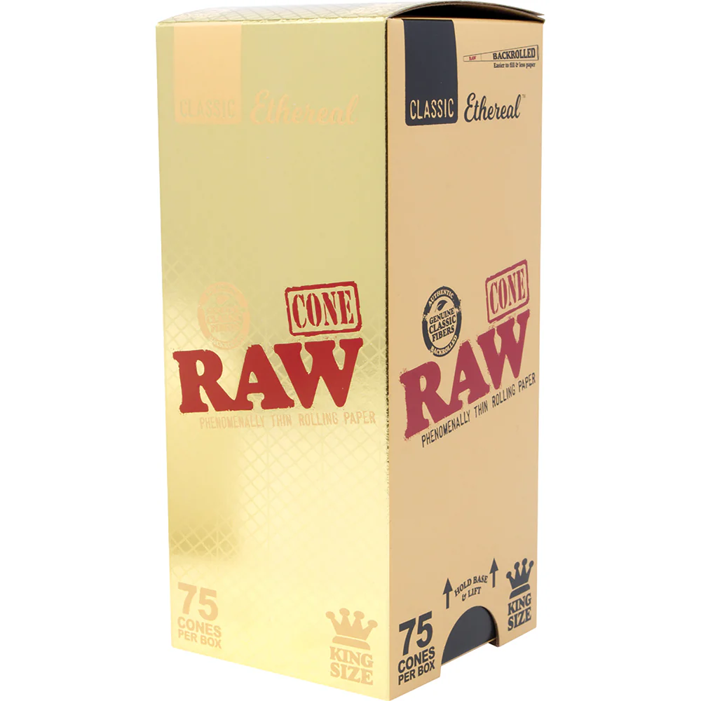 RAW Ethereal Cones King Size (75 count)