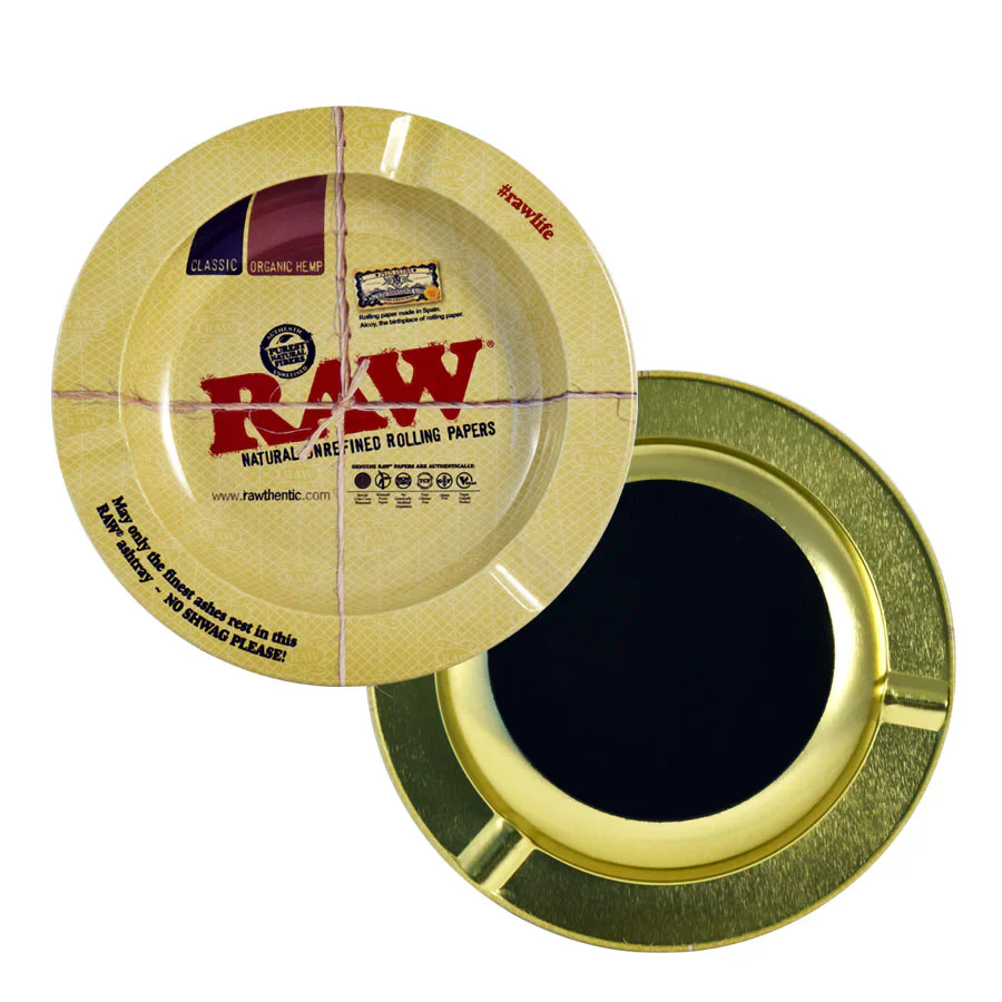 RAW Round Metal Magnetic AshTray